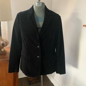 Le Chateau Black Women's Velvet Blazer